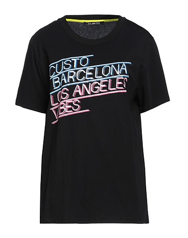 CUSTO BARCELONA T-shirt Black 100% Cotton