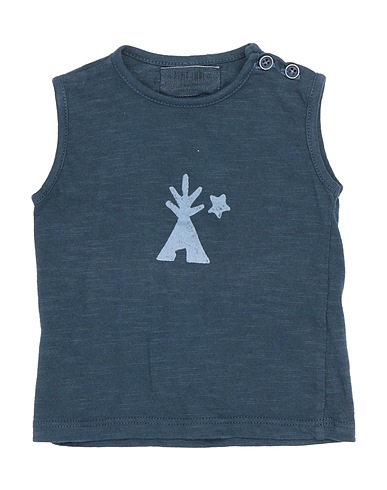 PETIT INDI Top Blu notte 100% Cotone organico