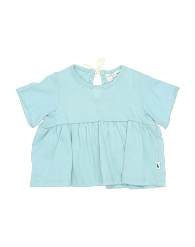 PETIT INDI Top Turquoise 100% Cotton