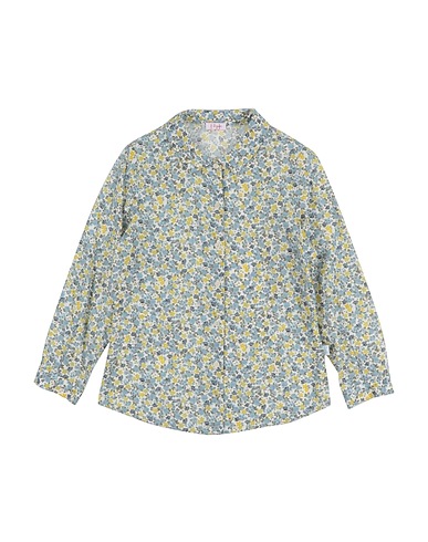 IL GUFO Patterned shirts & blouses Pastel blue 100% Cotton