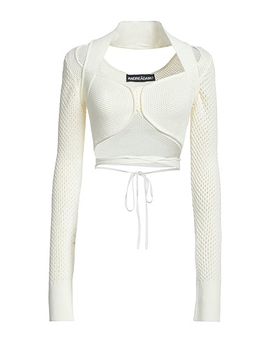 ANDREĀDAMO Top Ivory 80% Viscose, 10% Polyester, 9% Polyamide, 1% Elastane