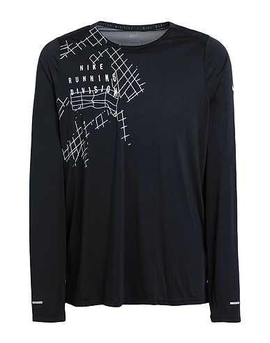 NIKE Ｔシャツ M NK DF RDVN RIS 365 FLS GX LS
 ブラック ポリエステル 100%