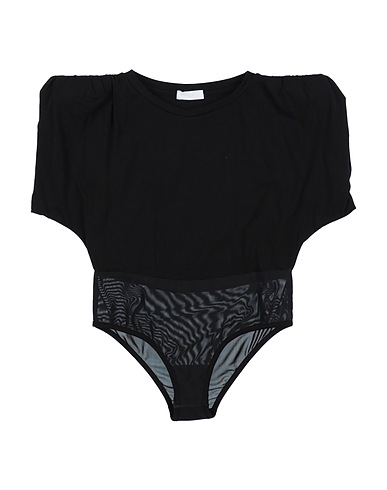 FUN & FUN TOPWEAR Black 95% Cotton, 5% Elastane