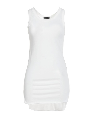 ANN DEMEULEMEESTER Tank top White 70% Cotton, 30% Silk