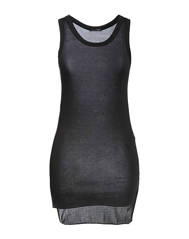 ANN DEMEULEMEESTER Vest Black 70% Cotton, 30% Silk