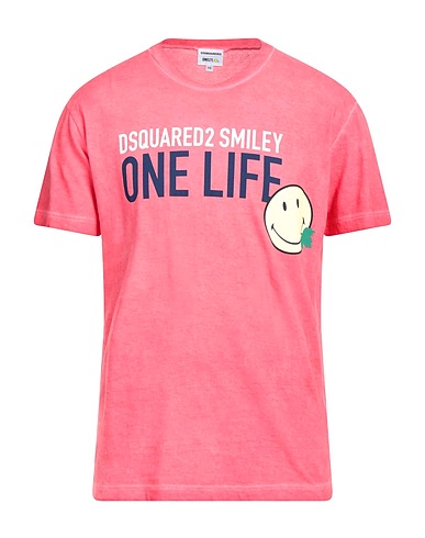 DSQUARED2 T-shirt Coral 100% Cotton