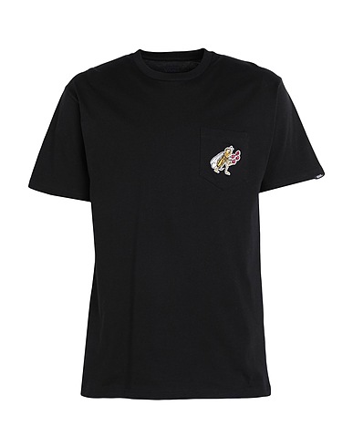 VANS T-shirt CHECKERBOARD RESEARCH SS TEE II
 Black 100% Cotton