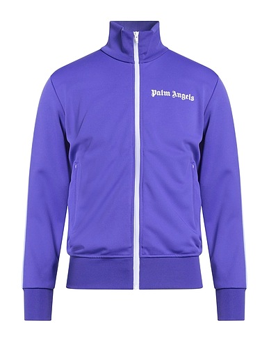 PALM ANGELS Sweatshirt Purple 100% Polyester, Elastane