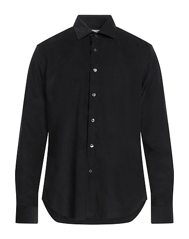 ROBERT FRIEDMAN Solid color shirt Black 100% Cotton