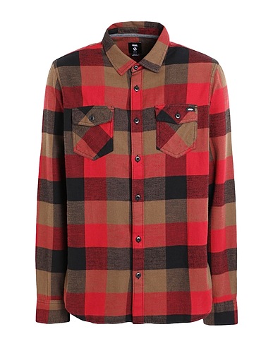 VANS Checked shirt MN BOX FLANNEL
 Red 100% Cotton