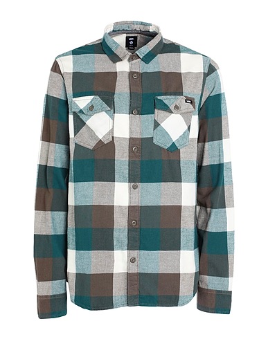 VANS Checked shirt MN BOX FLANNEL
 Deep teal 100% Cotton