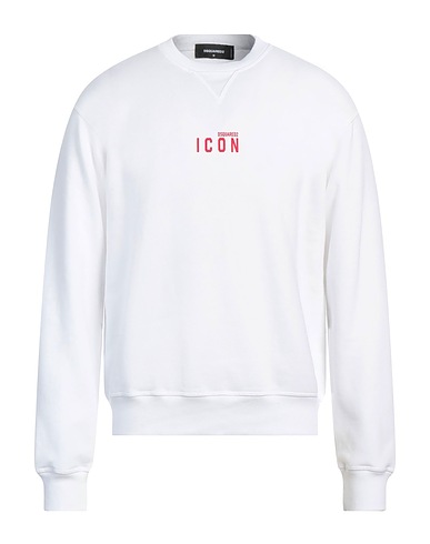 DSQUARED2 Φούτερ Off white 100% Βαμβάκι, Ελαστάνη