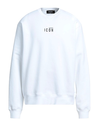 DSQUARED2 Sweatshirt White 100% Cotton, Elastane