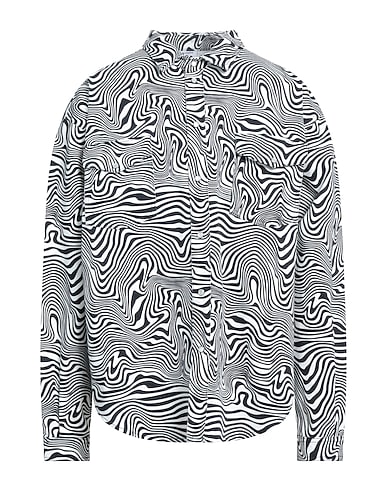 VETEMENTS Patterned shirt White 100% Cotton