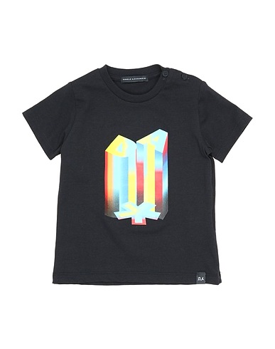 DANIELE ALESSANDRINI T-shirt Nero 90% Cotone, 10% Elastan