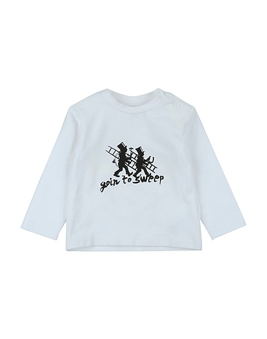 FUN & FUN T-shirt Bianco 95% Cotone, 5% Elastan