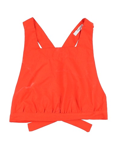 Y-CLÙ Top Orange 50% Cotton, 30% Linen, 20% Polyester