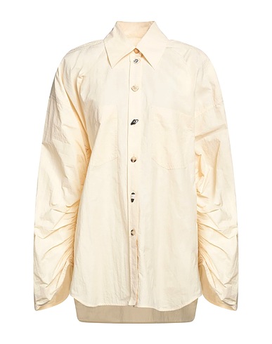 NANUSHKA Solid colour shirts & blouses Beige 72% Recycled nylon, 28% Cotton