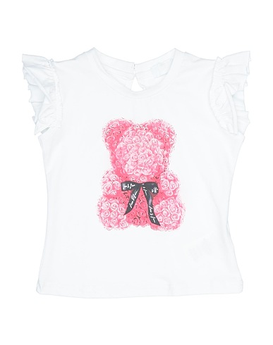 FUN & FUN T-shirt White 95% Cotton, 5% Elastane