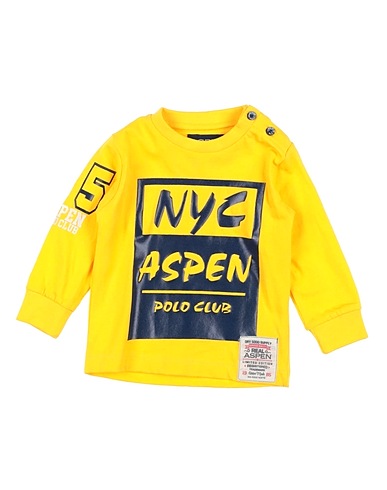 ASPEN POLO CLUB T-shirt Marigold 95% Cotton, 5% Elastane