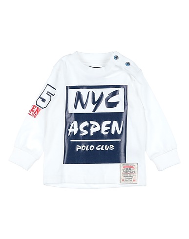 ASPEN POLO CLUB T-shirt White 95% Cotton, 5% Elastane
