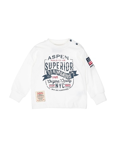 ASPEN POLO CLUB T-shirt Bianco 95% Cotone, 5% Elastan