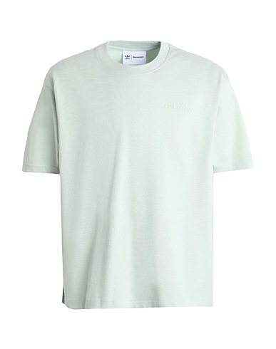 ADIDAS ORIGINALS Basic T-Shirt PW BASICS TEE
 Säuregrün 100% Baumwolle