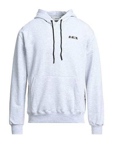 BERNA Hooded track jacket  Light grey 100% Cotton