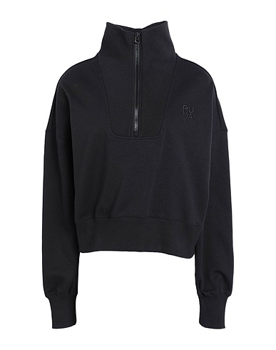 PUMA Sweatshirt Infuse Half-Zip DK
 Black 60% Cotton, 40% Polyester