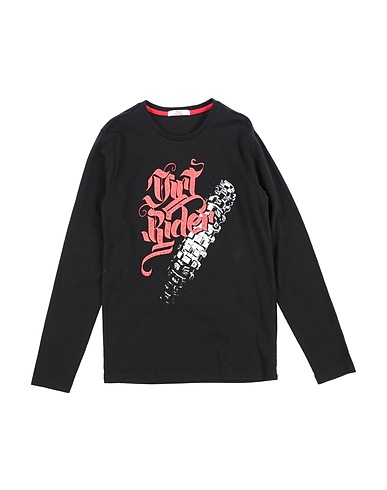 Y-CLÙ T-Shirt Schwarz 100% Baumwolle