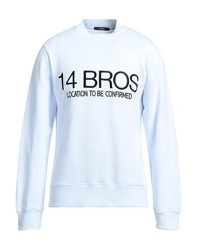 14BROS Sweatshirt White 100% Cotton