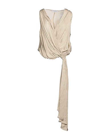 ATOS LOMBARDINI Top Beige 93% Acetate, 7% Silk