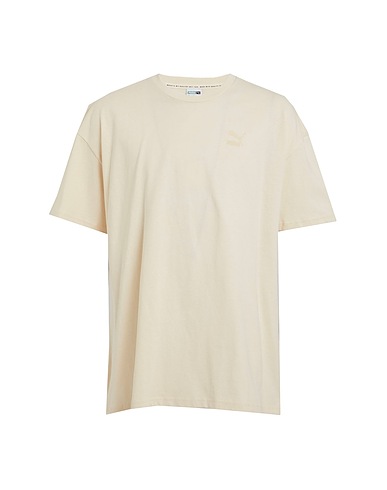 PUMA Oversize-T-Shirt Classics Oversized Tee
 Elfenbein 100% Baumwolle
