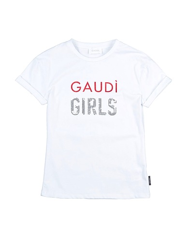 GAUDÌ T-shirt Blanc 95% Coton, 5% Élasthanne