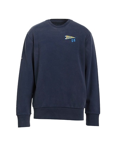 SUPERDRY Sweatshirt Midnight blue 74% Cotton, 26% Polyester