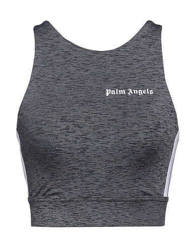 PALM ANGELS Crop top Blu notte 76% Poliammide, 12% Poliestere, 12% Elastan