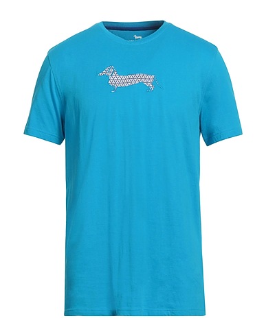 HARMONT & BLAINE T-shirt Azure 100% Cotton