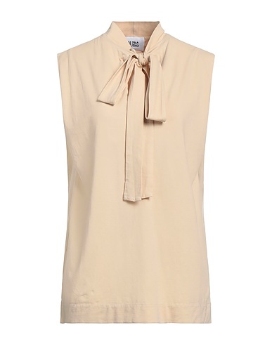 ALPHA STUDIO T-shirt Sand 98% Cotton, 2% Elastane