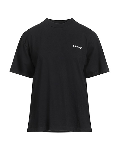 OFF-WHITE™ T-shirt Noir 100% Coton, Élasthanne