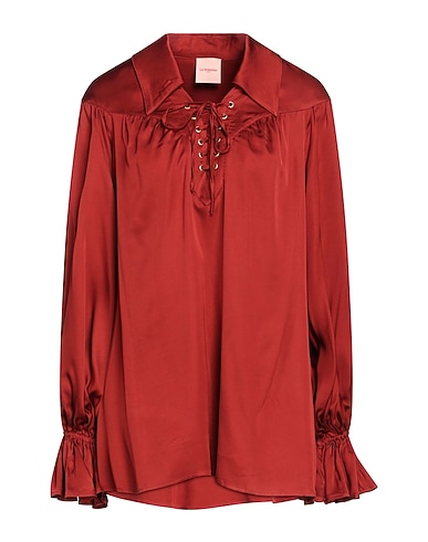 LA SEMAINE Paris Top Brick red 100% Viscose