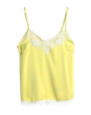 BERNA Camisole Lime green 100% Polyester