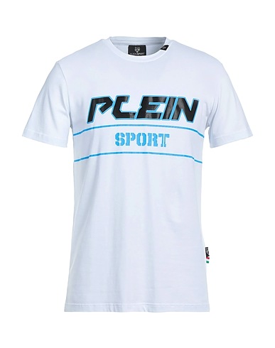 PLEIN SPORT T-shirt White 95% Cotton, 5% Elastane