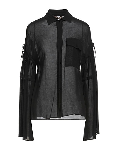 TRUSSARDI Camicie e bluse tinta unita Nero 100% Viscosa