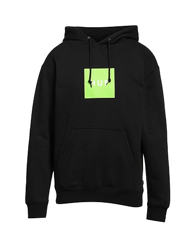 HUF Hooded track jacket  Black 80% Cotton, 20% Polyester
