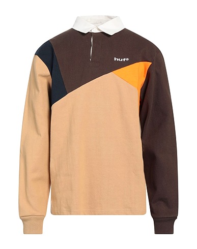 HUF Polo Marrone 100% Cotone