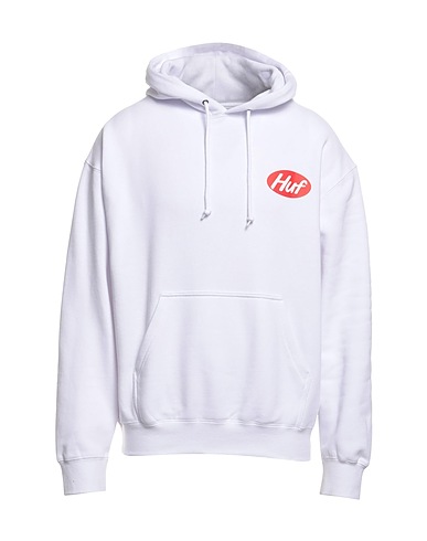 HUF Hooded track jacket  White 80% Cotton, 20% Polyester