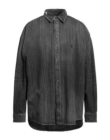 BALENCIAGA Striped shirt Charcoal 100% Cotton