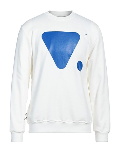 VALVOLA. Sweatshirt Weiß 100% Baumwolle