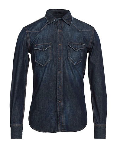 REPLAY Denim shirt PREMIUM SELECTION Blue 100% Cotton