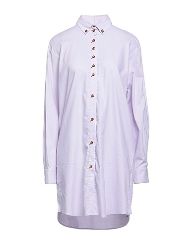 TRUSSARDI Camicie e bluse tinta unita Lilla 100% Cotone
